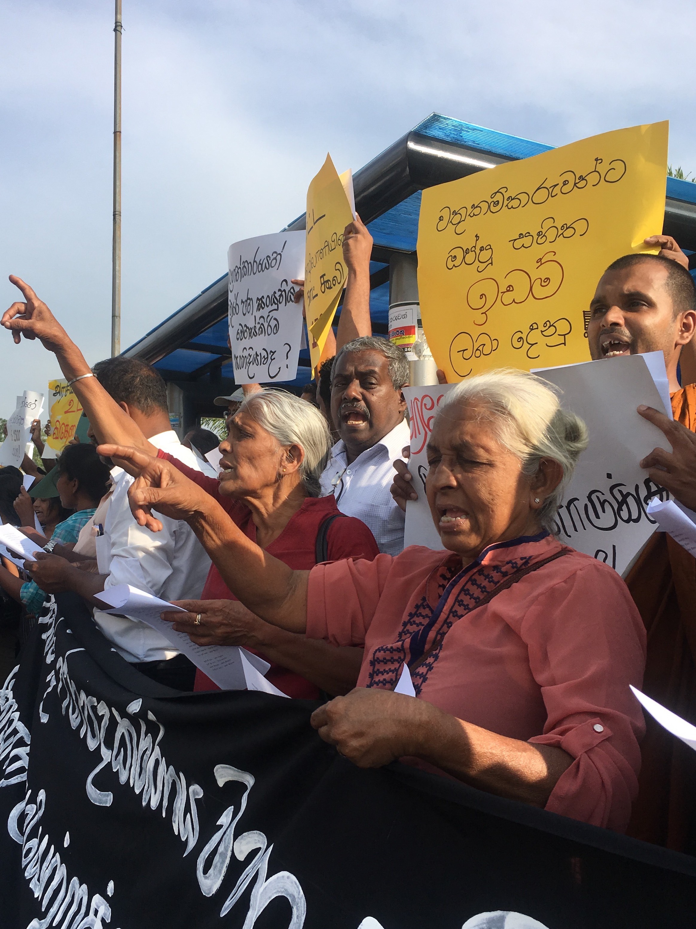 Human Rights Day protest in Colombo in solidarity with Tamil struggles